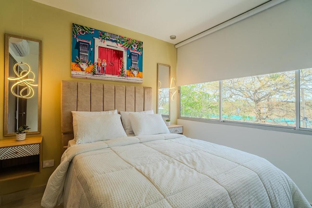 Apartamento Retiro Familiar De Lujo, Playa Privada Y Piscina Cartagena