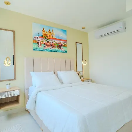 Apartamento Retiro Familiar De Lujo, Playa Privada Y Piscina Cartagena