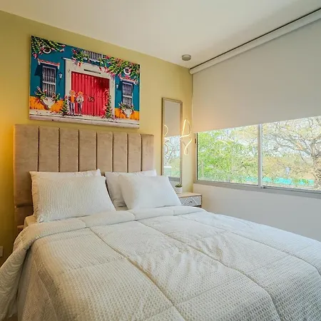 Apartamento Retiro Familiar De Lujo, Playa Privada Y Piscina Cartagena